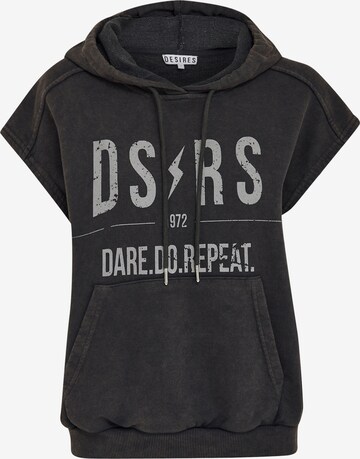 DESIRES Sweatshirt 'Joy Hoodie' in Grey: front