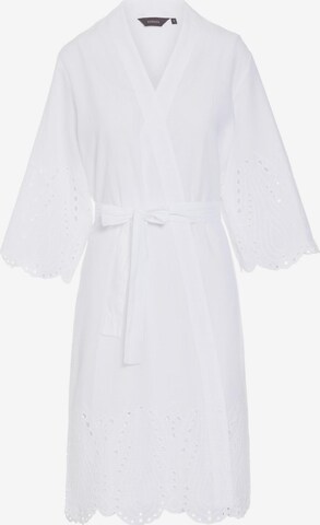 ESSENZA Dressing Gown 'Sarai Tilia' in White: front