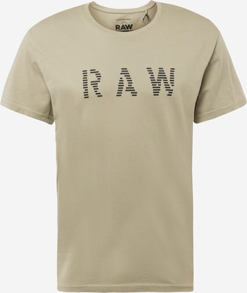 G-Star RAW Shirt in Groen: voorkant