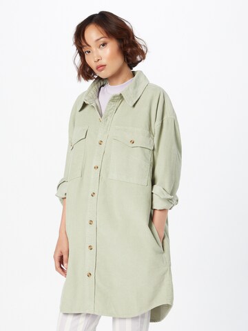 Camicia da donna di Urban Classics in verde: frontale