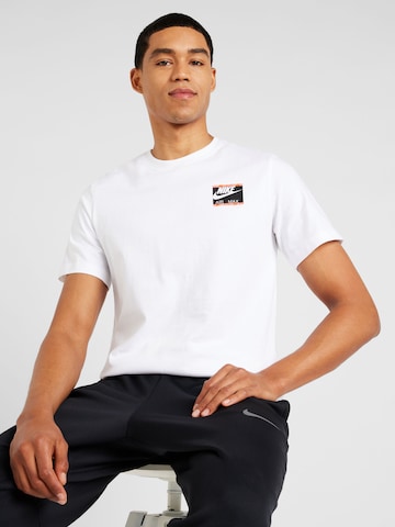 T-Shirt 'AIR' Nike Sportswear en blanc : devant