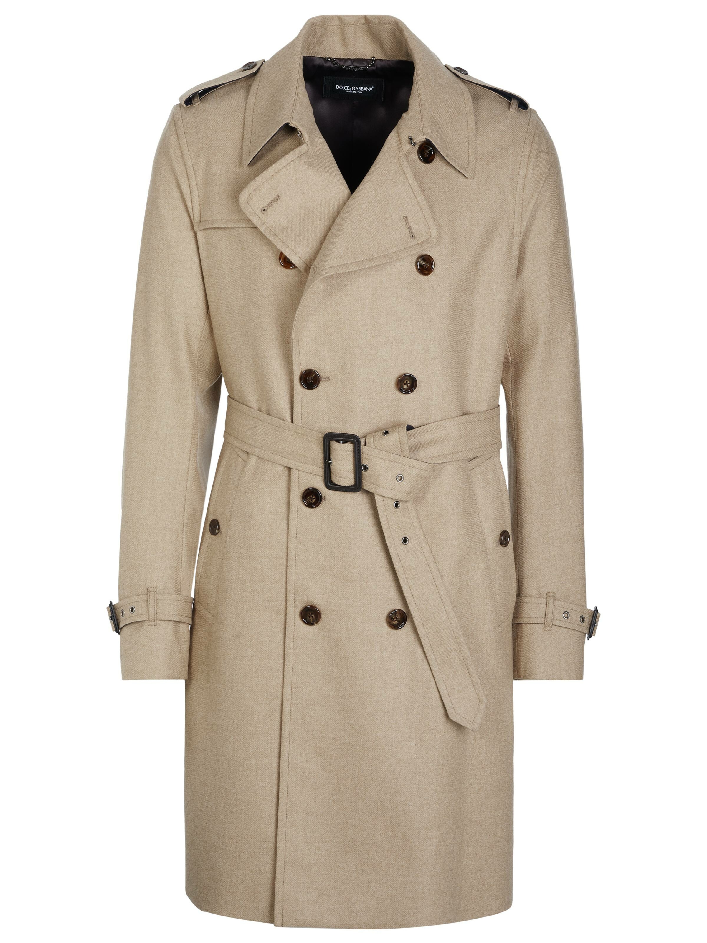 DOLCE & GABBANA Mantel in Beige: Vorderseite