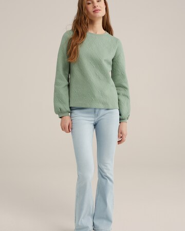 WE Fashion Sweatshirt in Groen