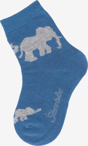 STERNTALER Socken 'Wildnis' in Blau