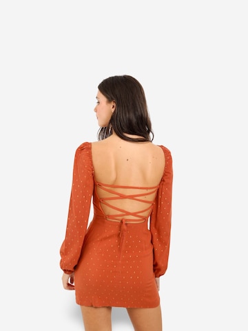 THE-ARE Jurk in Oranje