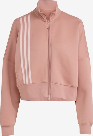 Džemperis 'Off Placed 3-Stripes Zip' iš ADIDAS ORIGINALS, spalva – pitajų spalva / pastelinė rožinė, Prekių apžvalga