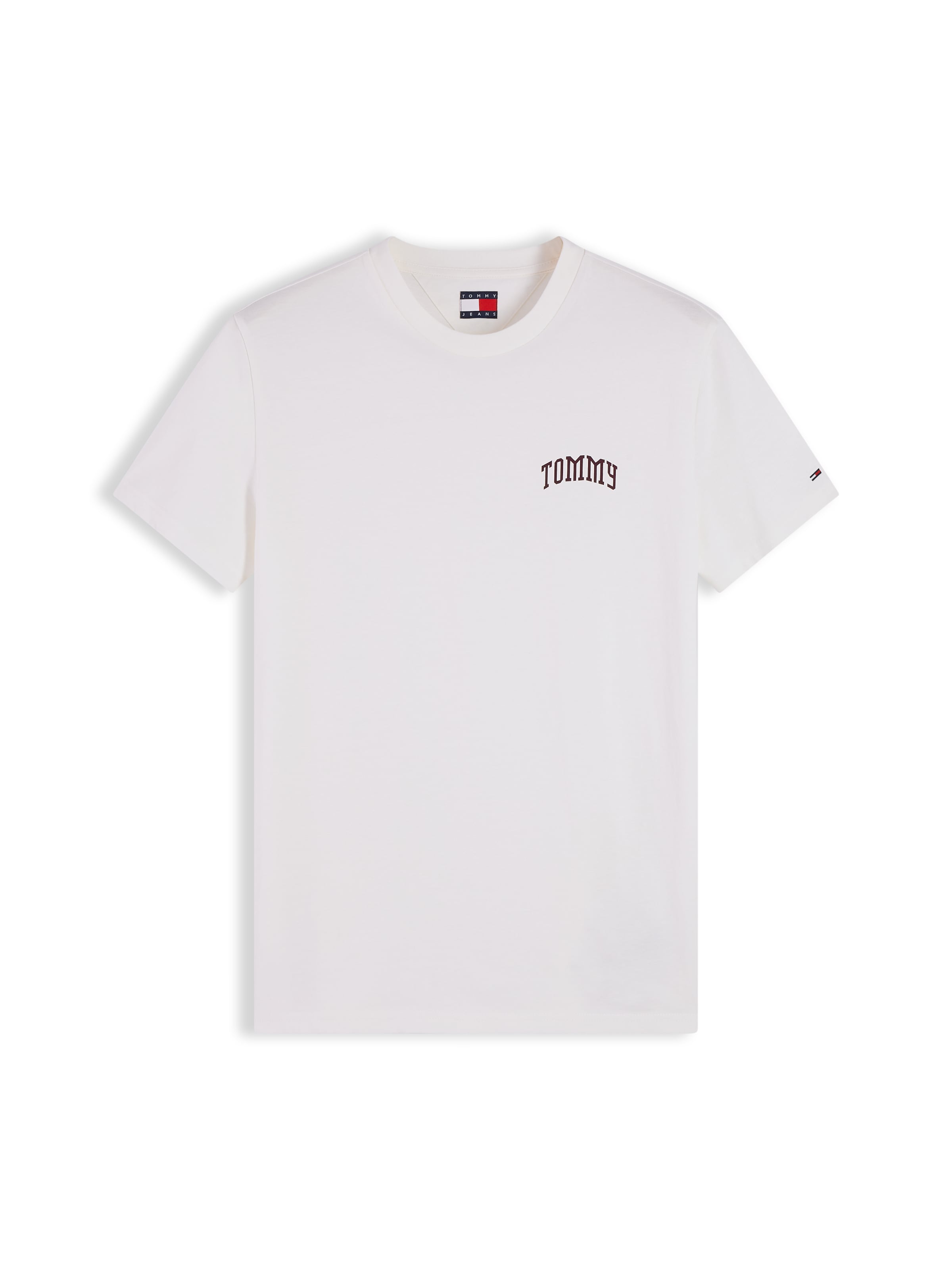 Tommy Jeans Μπλουζάκι σε λευκό: μπροστά
