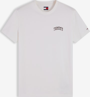 balta Tommy Jeans Marškinėliai: priekis