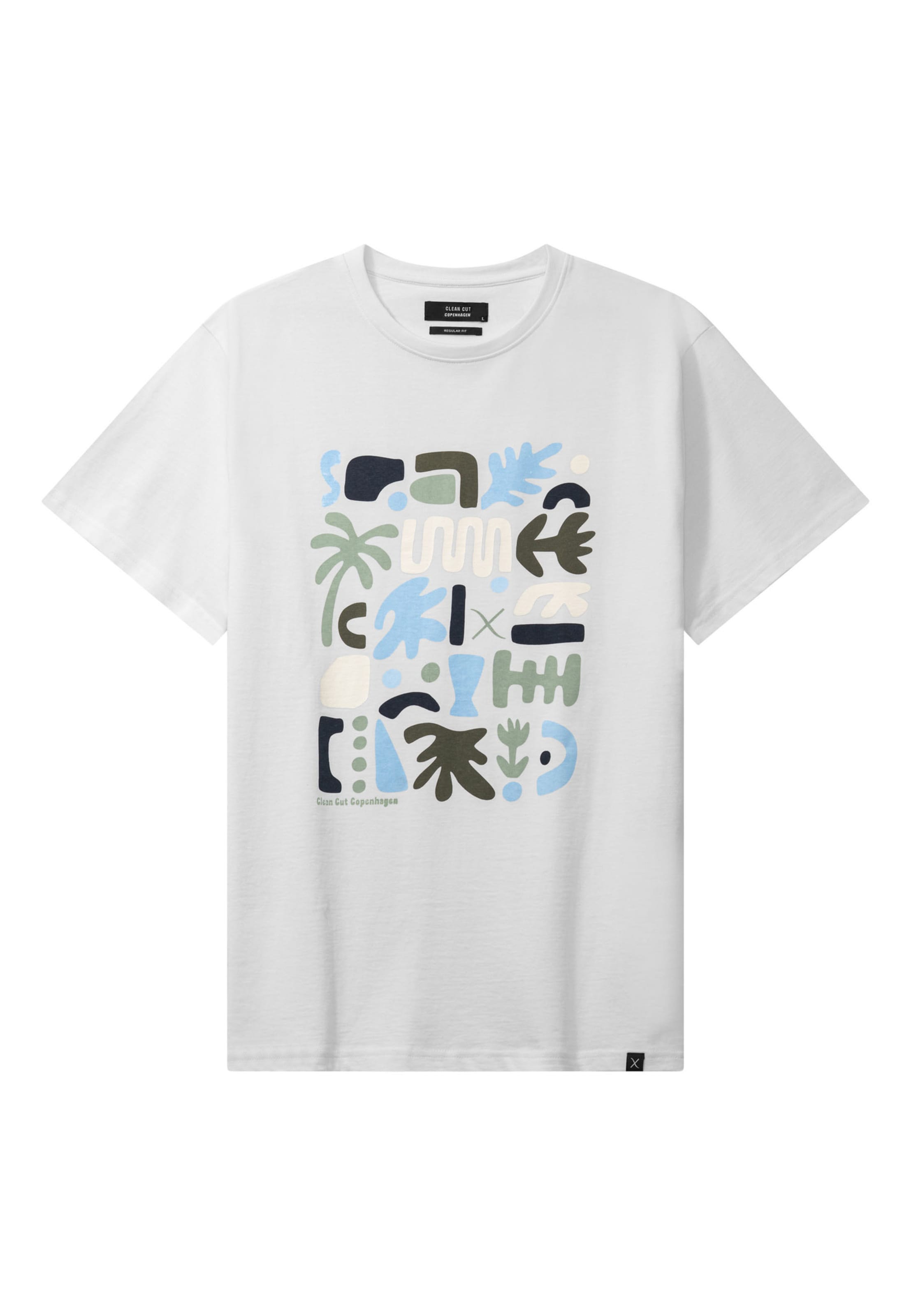 Clean Cut Copenhagen T-Shirt 'Huberto' in Weiß: Vorderseite