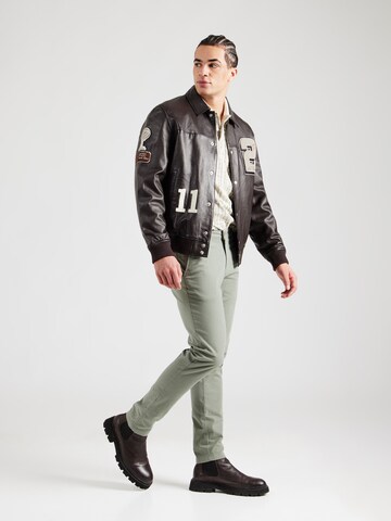 Slimfit Pantaloni chino 'JPSTMARCO JJERIK' di JACK & JONES in verde
