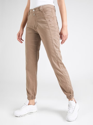 évasé Pantalon 'Raffaela' Gang en beige : devant