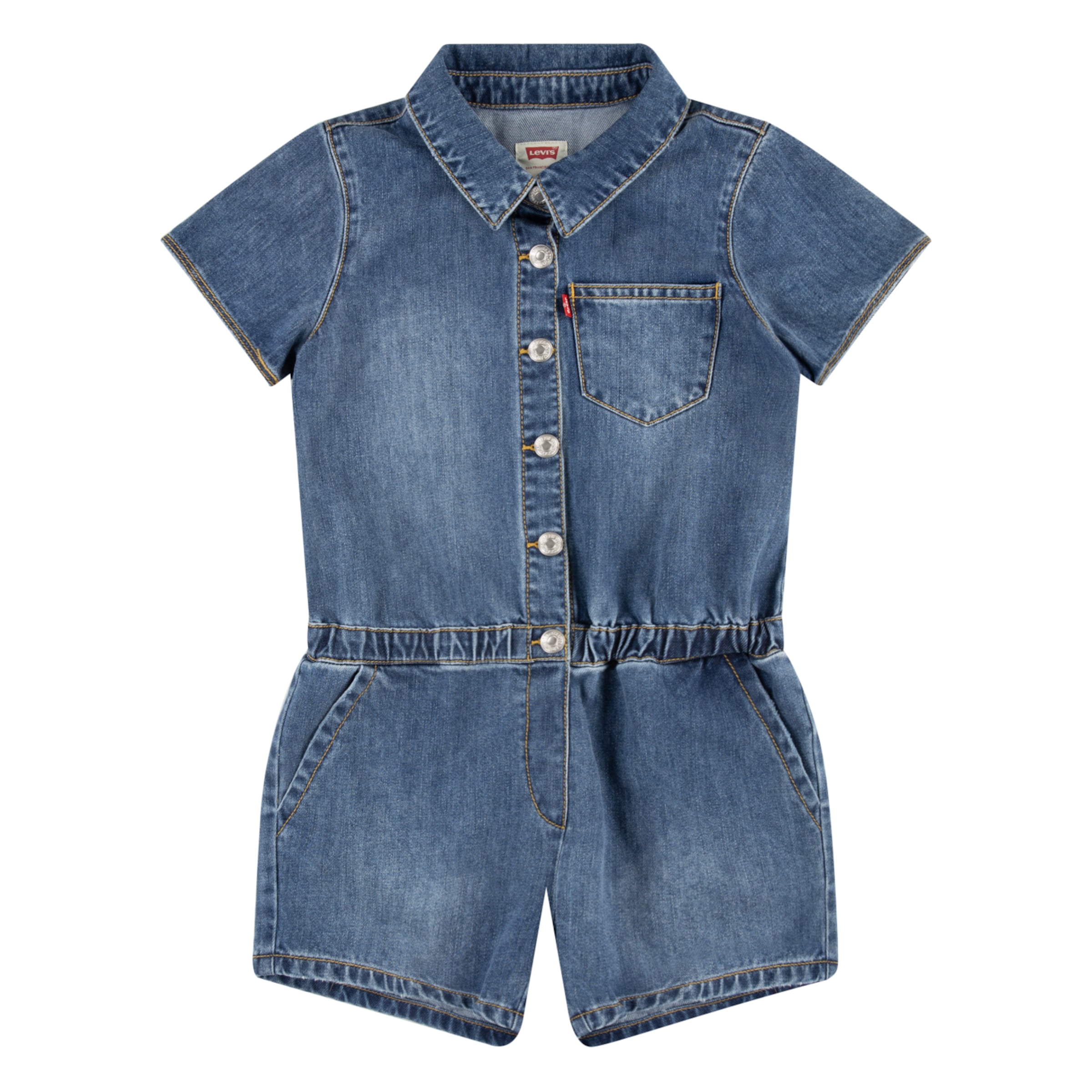 Levi's Kids Overall in Blau: Vorderseite