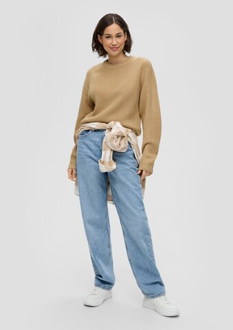QS - Jersey en beige