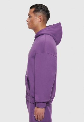 Dropsize Sweat jacket 'Bazix Republiq' in Purple