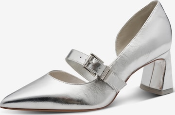 Escarpins Tamaris en argent : devant