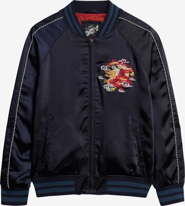 Superdry Between-Season Jacket 'Sukajan' in Blue: front