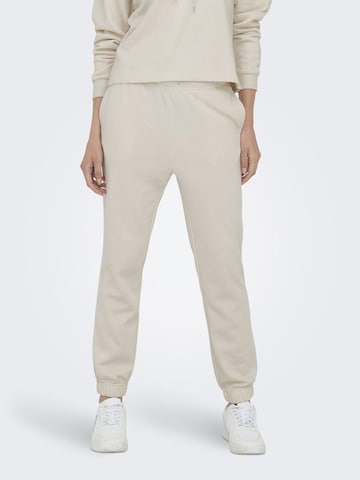 ONLY Tapered Pants in Beige: front