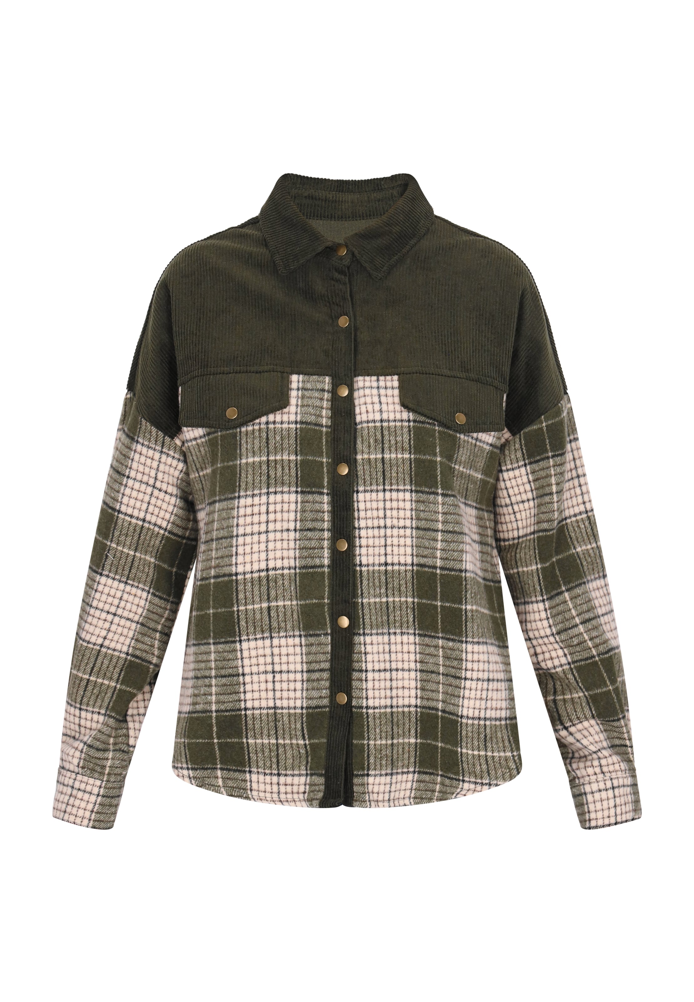 usha BLUE LABELPrijelazna jakna - zelena boja: prednji dio