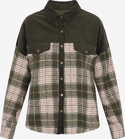 Demisezoninė striukė iš SANIKA, spalva – ruda / alyvuogių spalva / juoda / balkšva, Prekių apžvalga