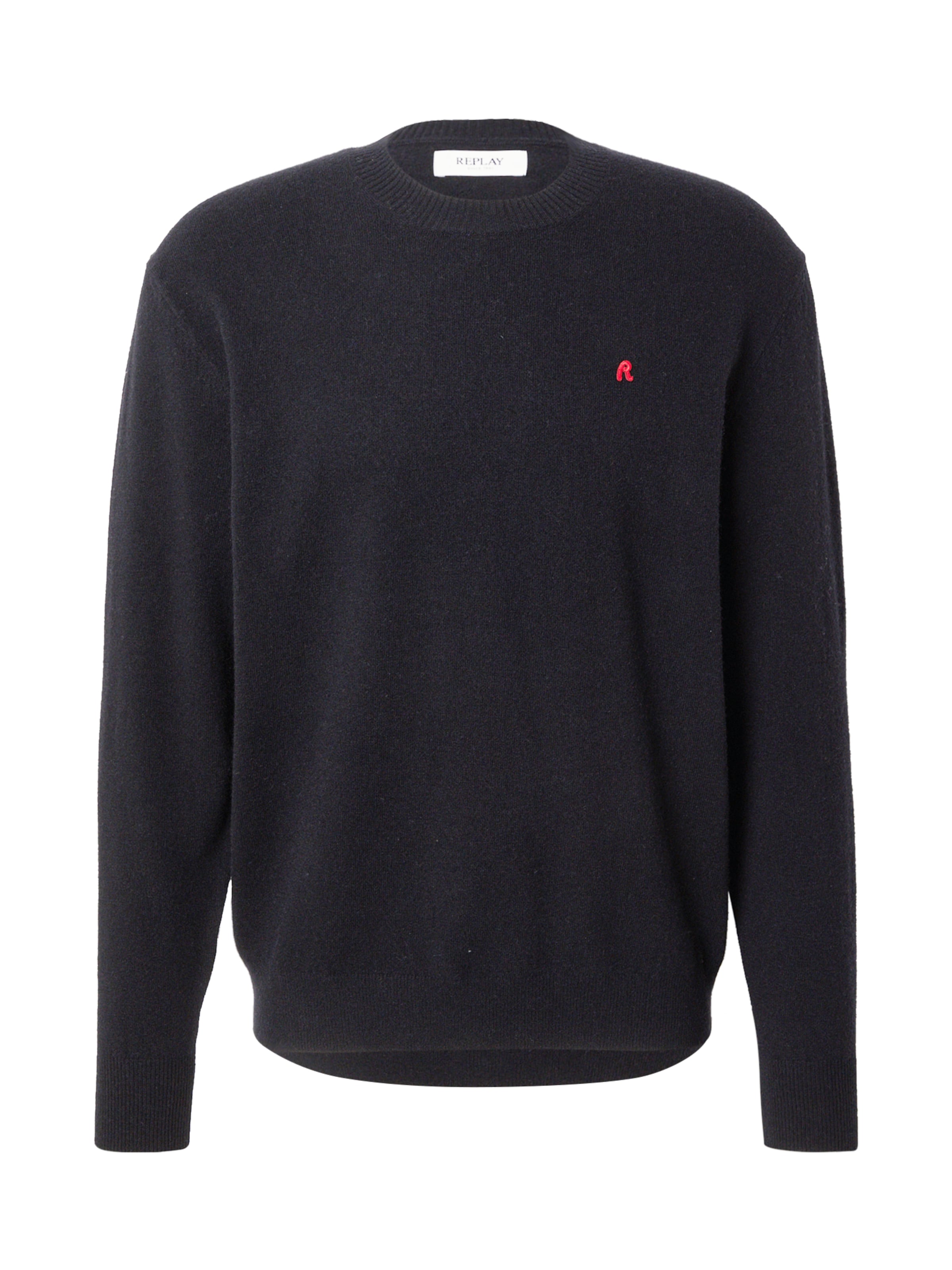REPLAY Svetr – černá: přední strana