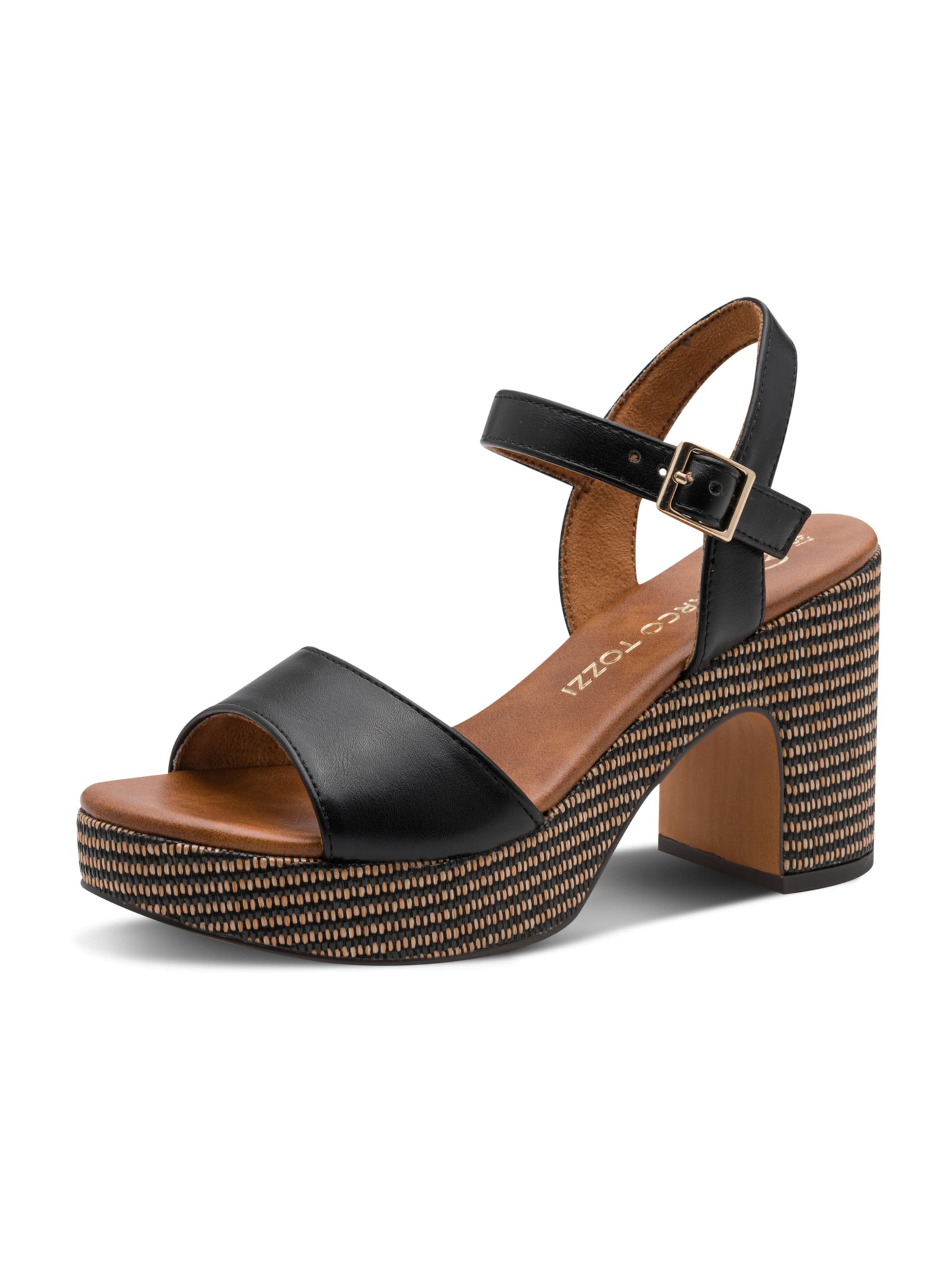 MARCO TOZZI Sandals in Black: front