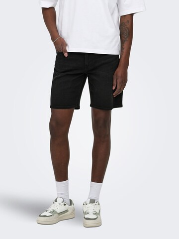 Regular Jean 'ONSWeft' Only & Sons en noir : devant