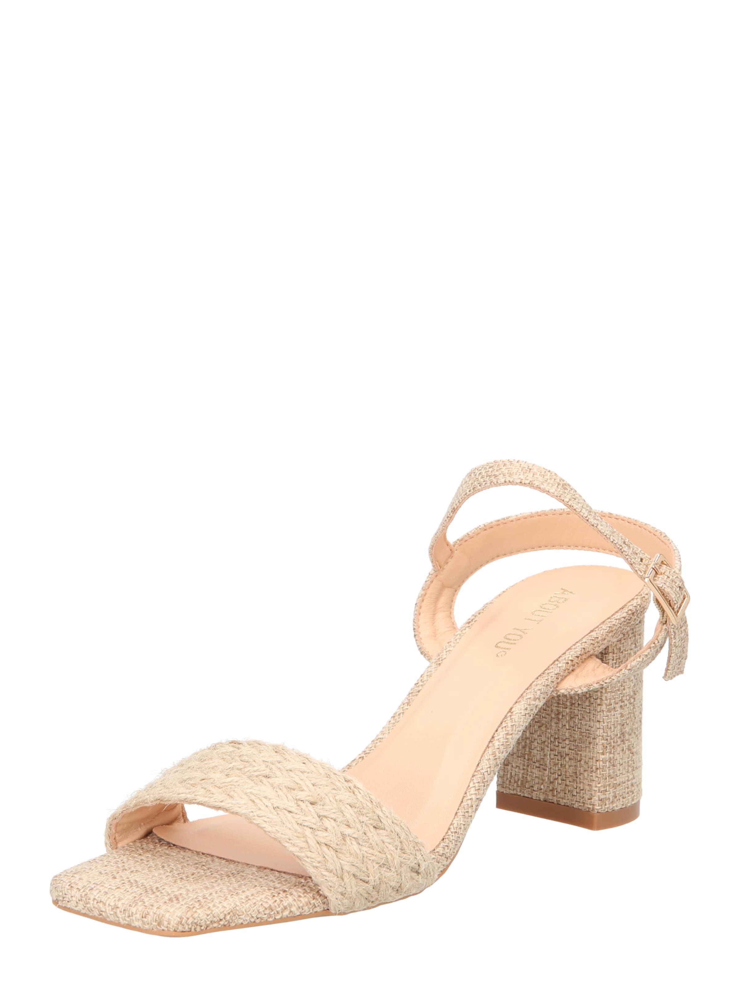 ABOUT YOU Sandals 'Annelie' in Beige: front