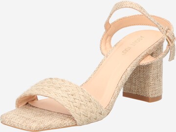 ABOUT YOU Sandaal 'Annelie' in Beige: voorkant