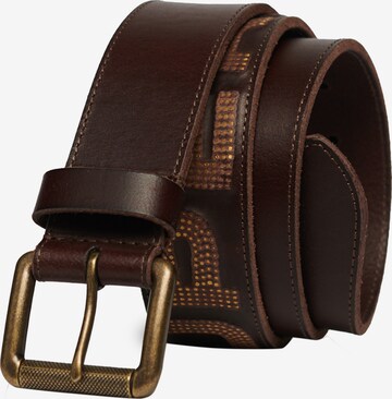 Ceinture Superdry en marron : devant