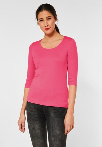 T-shirt 'Pania' STREET ONE en rose : devant