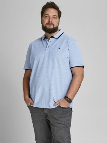 Jack & Jones Plus Poloshirt 'Paulos' in Blau: predná strana