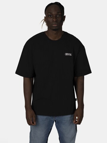 Crystal Paris Shirt 'Face' in Zwart