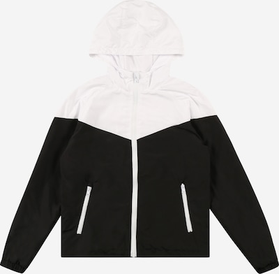 Geacă de primăvară-toamnă Urban Classics Kids pe negru / alb, Vizualizare produs