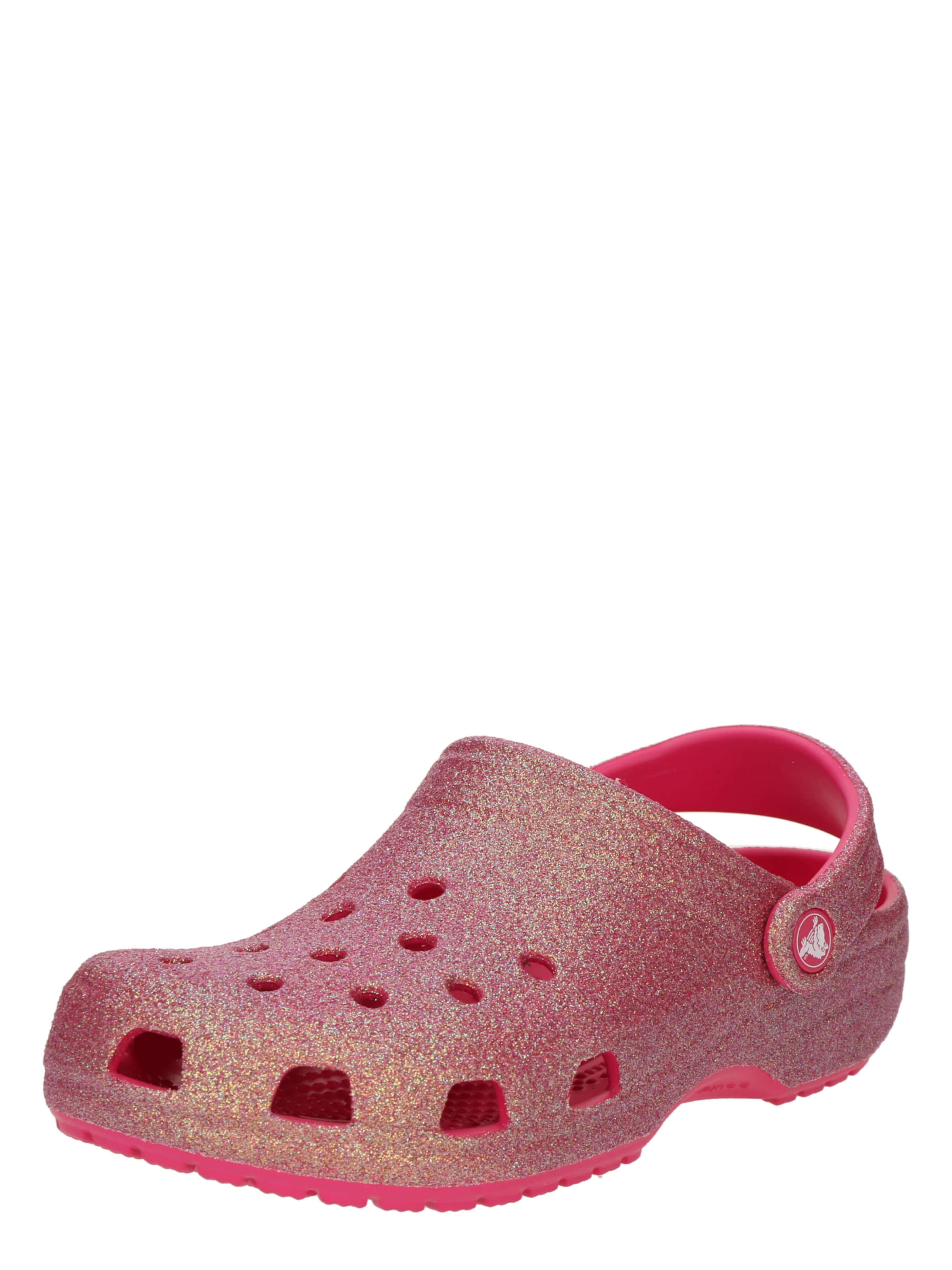 Crocs Open shoes 'Classic Iridescent' in Pink: front