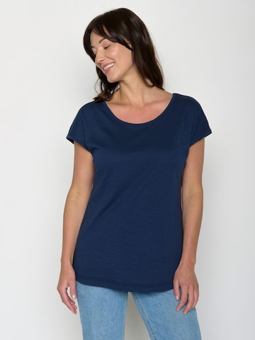 GREENBOMB Shirt 'Basic' in Blauw: voorkant