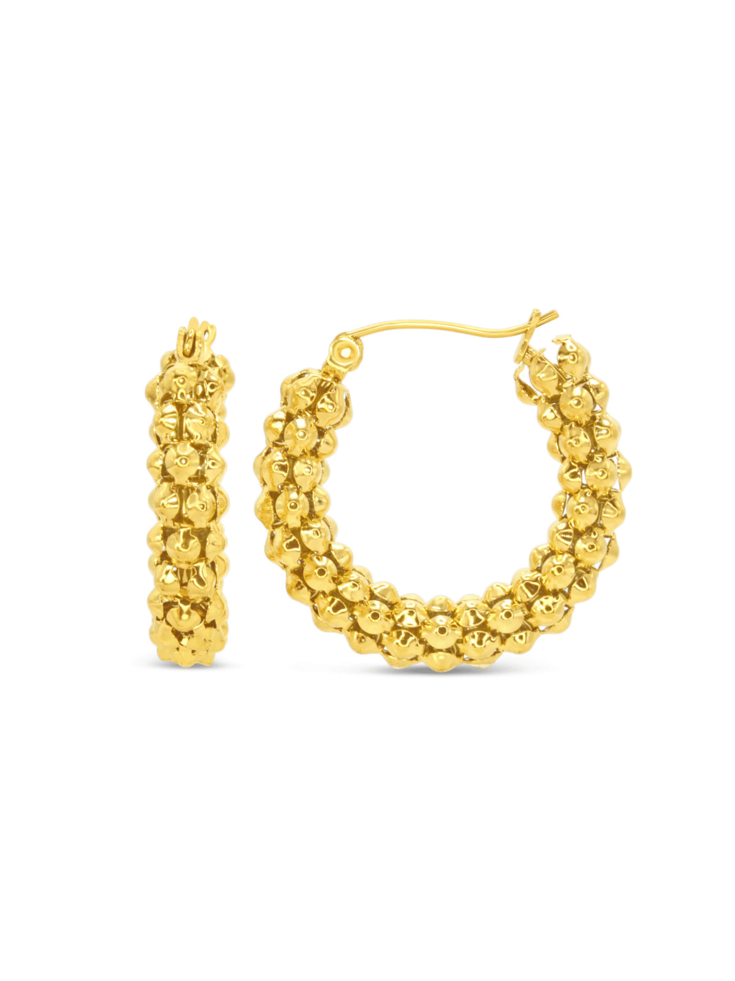 ARS-ARGENTI Ohrringe 'BOUNCY BAUBLES'‌‌‌‌‌‌‌‌‌‌ in Gold: Vorderseite