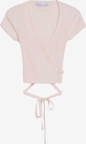 Bershka Shirt in Roze: voorkant