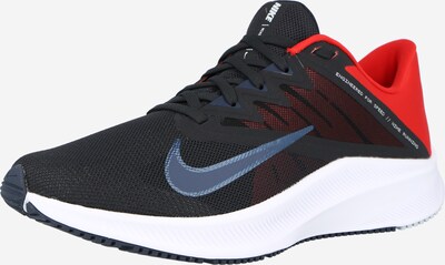 NIKE Laufschuh 'Quest 3' in rauchblau / rot / schwarz, Produktansicht