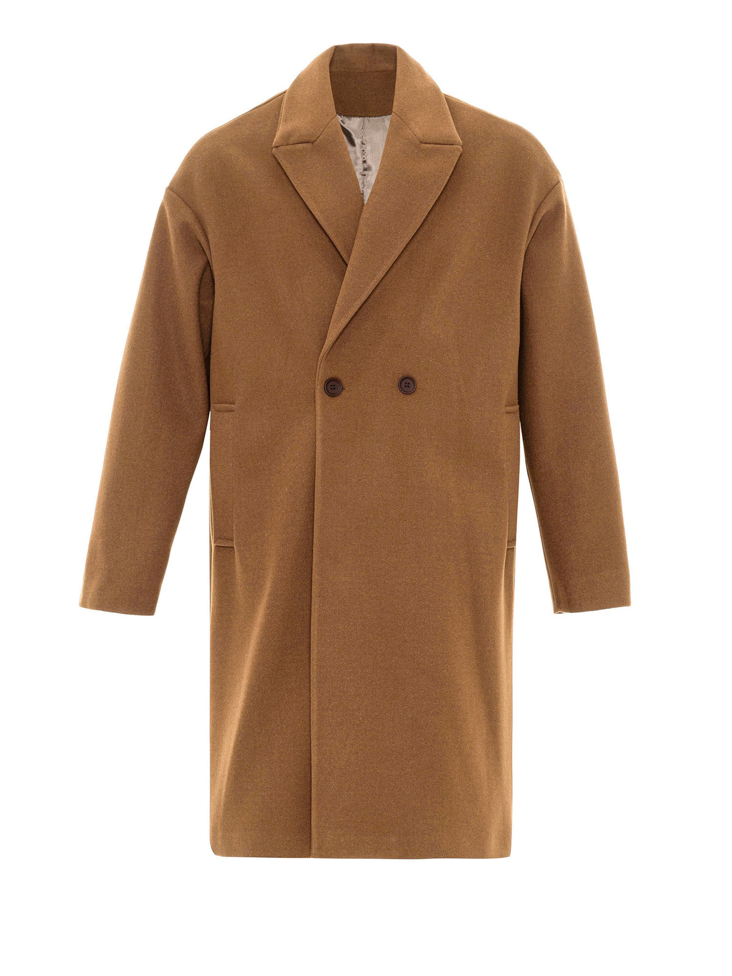 Antioch - Sobretudo meia-estação em bege: frente