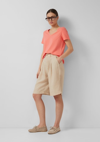 s.Oliver Shirt in Oranje: voorkant