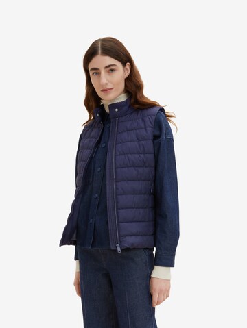 Gilet TOM TAILOR en bleu