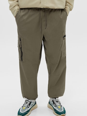 Pull&Bear Loose fit Cargo trousers in Green