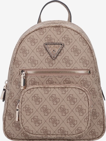 GUESS - Mochila en marrón: frente