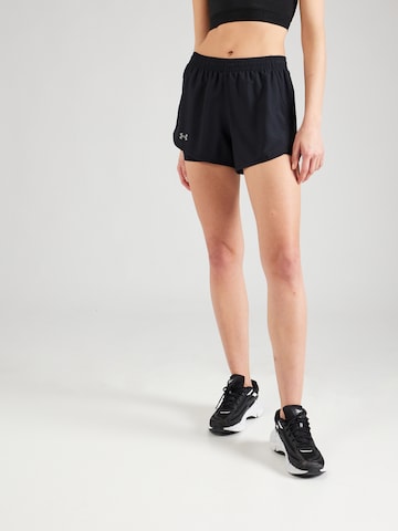 UNDER ARMOUR Normální Sportovní kalhoty 'Fly-By' – černá: přední strana