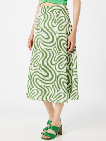 OBJECT Skirt 'PAPAYA' in Green: front