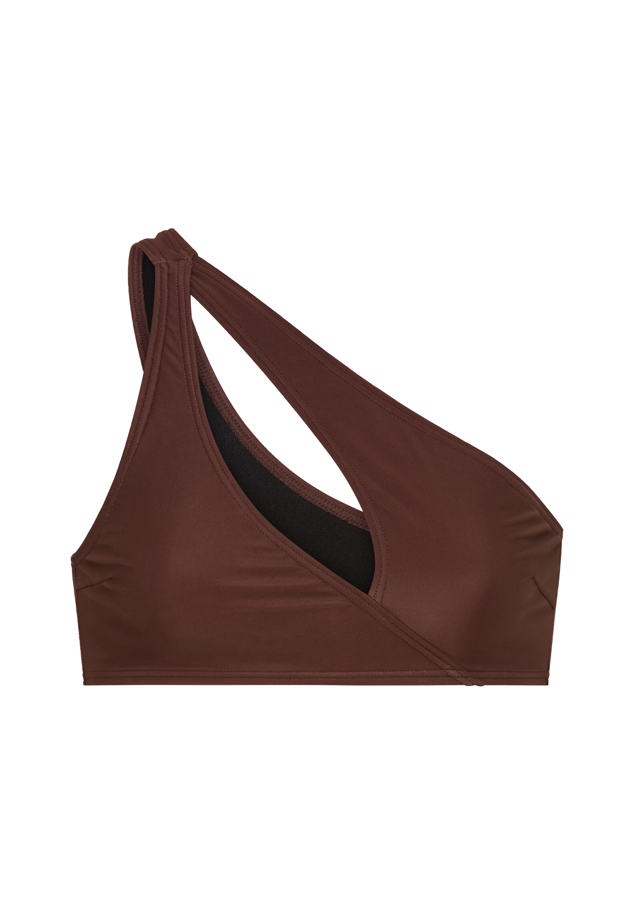 LSCN by LASCANA Bikini Top in Brown: front