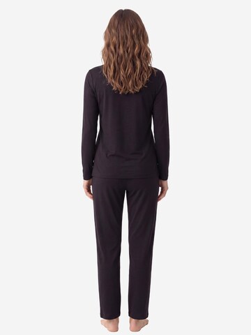 SCHIESSER Pajama 'Mix & Relax' in Black