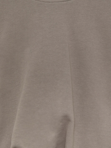 Bluză de molton de la Pull&Bear pe gri