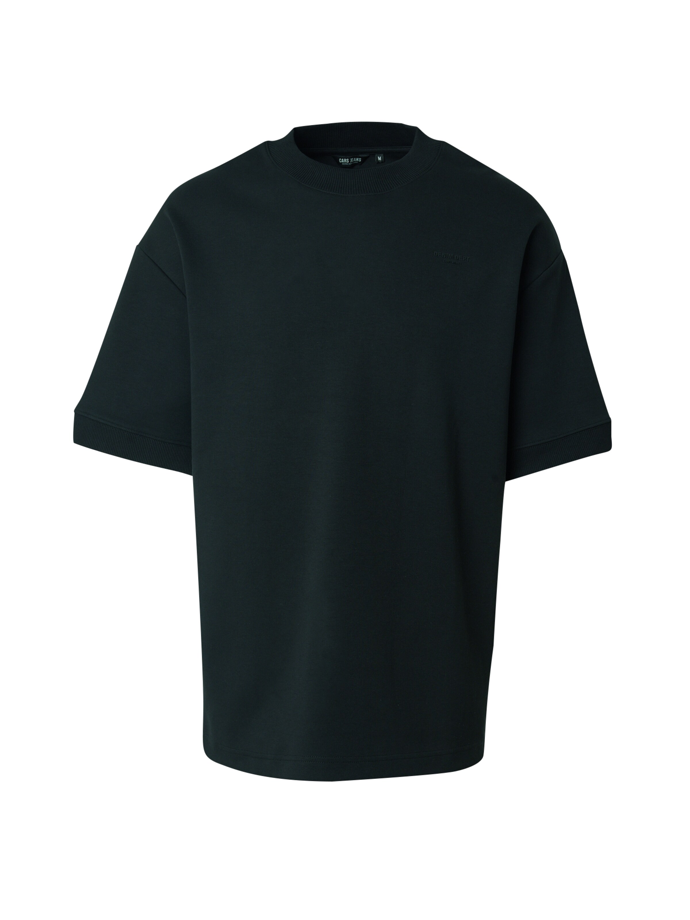 Tricou 'LOCRAN' de la Cars Jeans pe negru: față