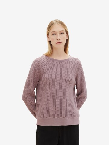 TOM TAILOR Pullover in Lila